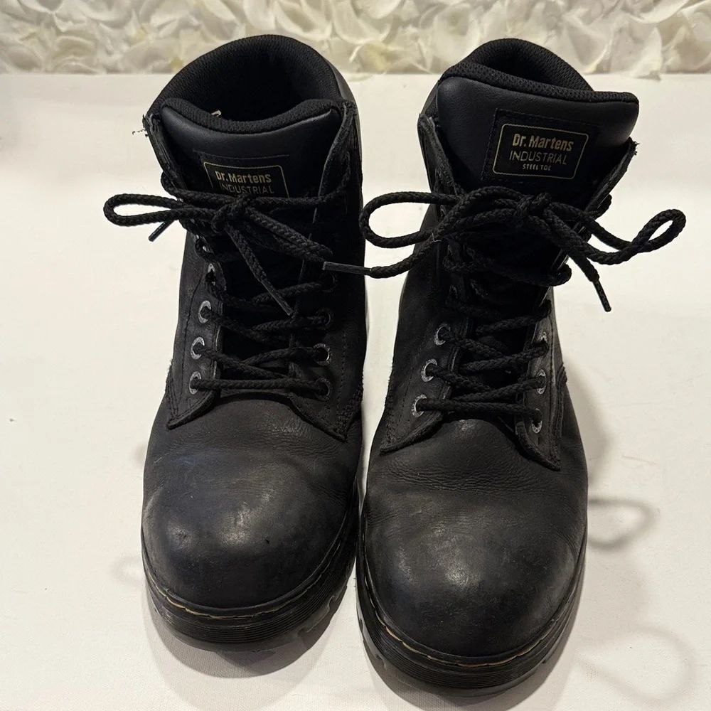 Dr. Martens Black Industrial Men's Boots